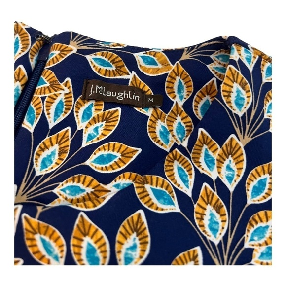 J McLaughlin Sophia 3/4 Sleeve Shift Dress Medium - Picture 5 of 11